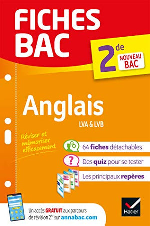 Fiches bac Anglais 2de