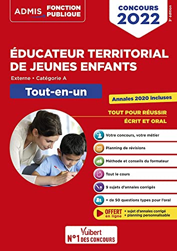 Concours Éducateur territorial de jeunes enfants - Tout-en-un - Catégorie A: Concours 2022