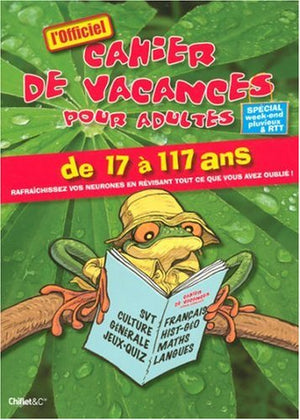 Cahier de vacances pour adultes