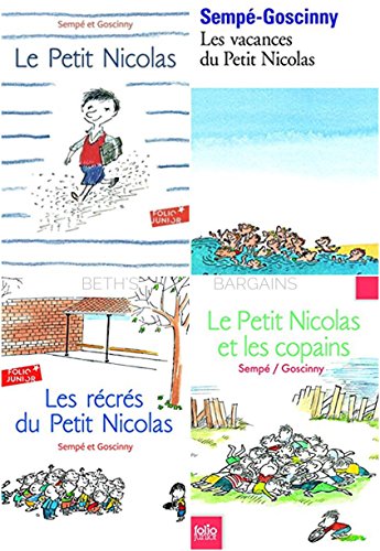 Coffret en 4 volumes : Le petit Nicolas ; Les récrés du petit Nicolas ; Les vacances du petit Nicolas ; Le petit Nicolas et les copains