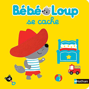 Bébé loup se cache