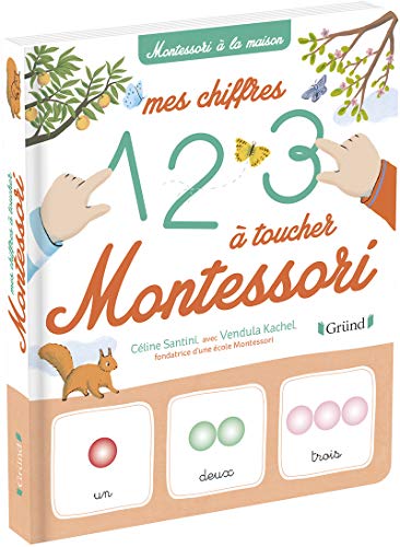 Mes chiffres à toucher Montessori – Livre d'éveil Montessori – À partir de 3 ans