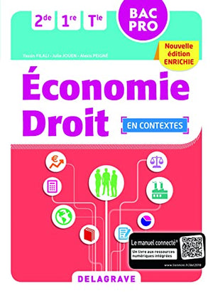 Économie-Droit 2de, 1re, Tle Bac Pro (2018) - Pochette élève