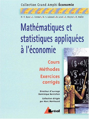 Mathématiques et statistiques appliquées à l'économie