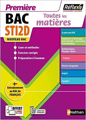 Toutes les matières - Première STI2D - Réflexe