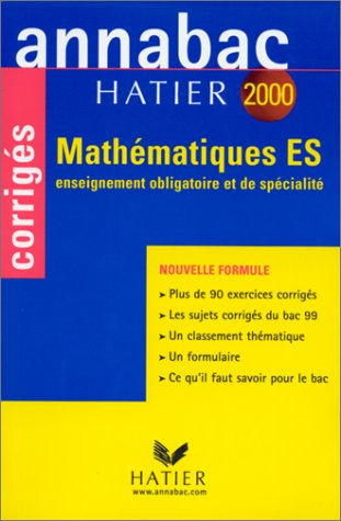 Mathématiques bac ES.