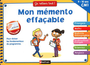 Mon mémento effaçable CM1