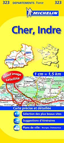 Carte départementale Cher, Indre