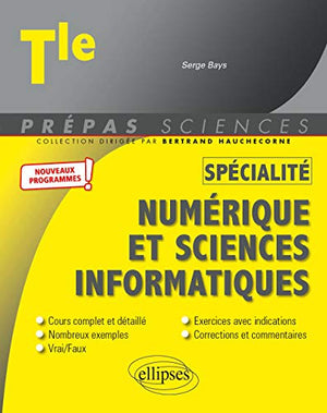 Spécialité Numérique et sciences informatiques - Terminale - nouveaux programmes