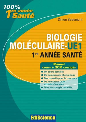 Biologie moléculaire UE1: 1e année santé