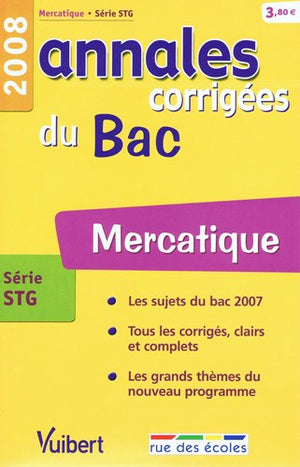 Mercatique série STG: Annales corrigées du Bac