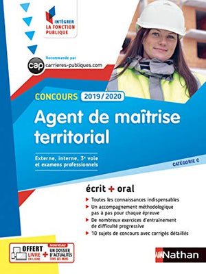 Concours Agent de maîtrise territorial - Catégorie C