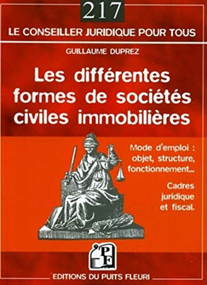 Les différentes formes de sociétés civiles immobilières