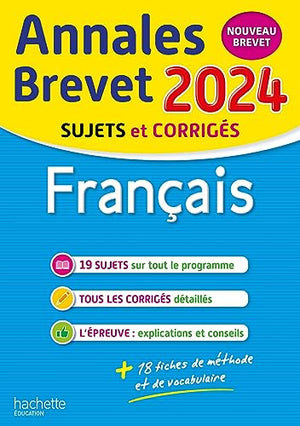 Annales Brevet 2024 - Français