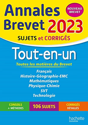 Annales Brevet 2023 Tout-en-un