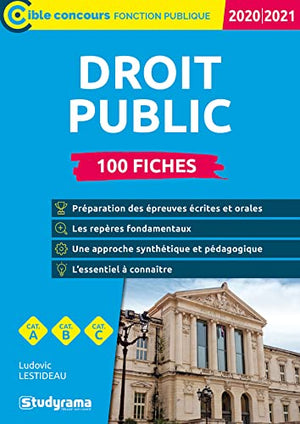 Droit public 100 fiches 2020/2021