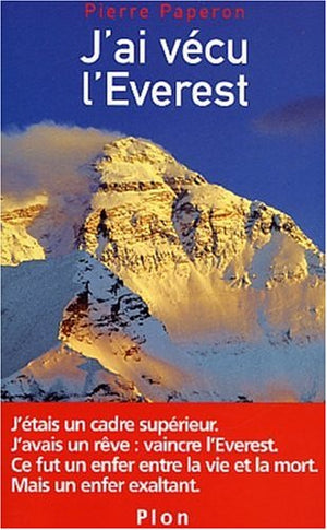 J'ai vécu l'Everest