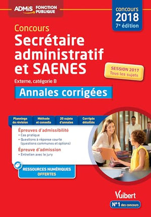 Concours Secrétaire Administratif et SAENS