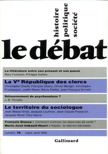 LE DEBAT N° 79 MARS-AVRIL 1994