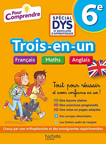 Trois-en-un 6e Français Maths Anglais