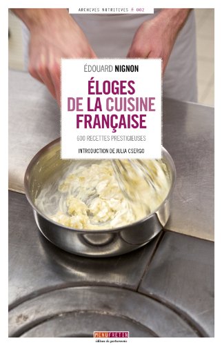 Eloges de la cuisine française