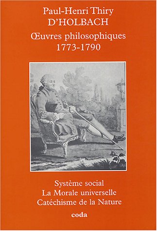 Oeuvres philosophiques 1773-1790