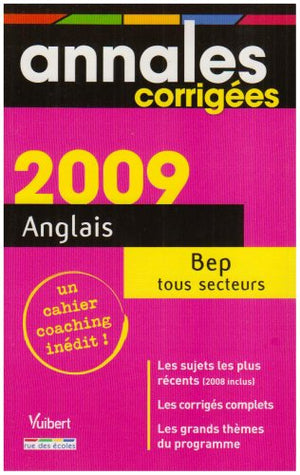 Anglais BEP tous secteurs