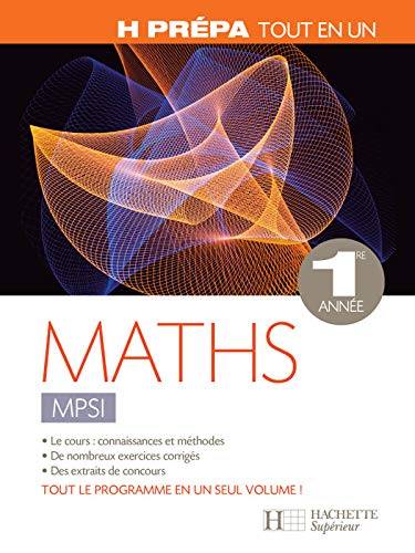 Maths MPSI 1e année