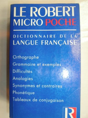 Le Robert micro poche: Dictionnaire d'apprentissage de la langue française