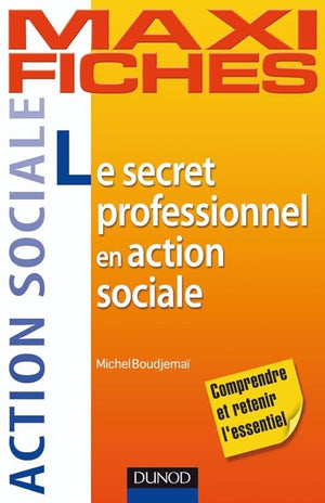 Maxi fiches. Le secret professionnel en action sociale