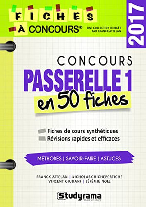 Concours passerelle 1 en 50 fiches 2017