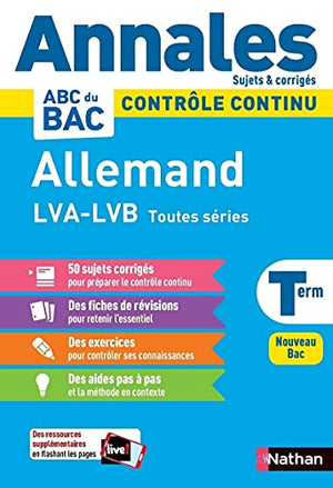 Annales ABC du BAC 2024 - Allemand Tle LVA-LVB