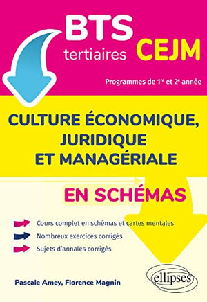 Culture économique, juridique et managériale en schémas BTS tertiaires CEJM