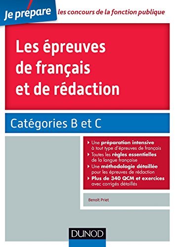 Les épreuves de français et de rédaction - Catégories B et C: Catégories B et C