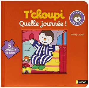 T'choupi quelle journée - Livre puzzle