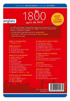 Les 1800 mots de base anglais