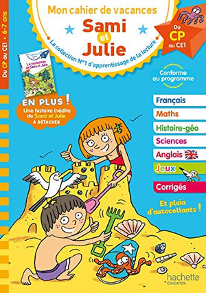 Sami et Julie - Du CP au CE1 - Cahier de vacances 2024