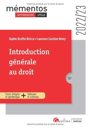 Introduction générale au droit