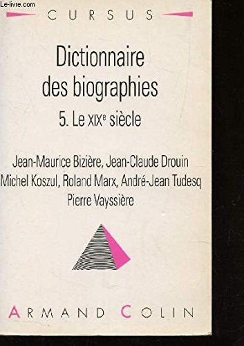 Dictionnaire des biographies