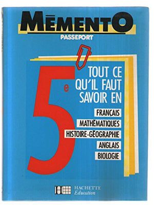 Mémento passeport 5e