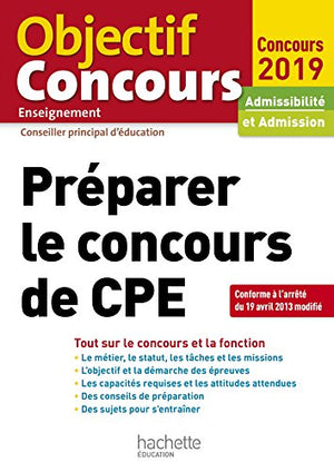 Préparer le concours de CPE