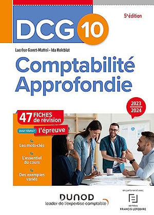 DCG 10 - Comptabilité approfondie - Fiches 2023-2024