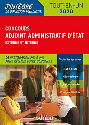 Concours Adjoint administratif d'Etat - 2020 - Externe et interne - Tout-en-un: Tout-en-un (2020)