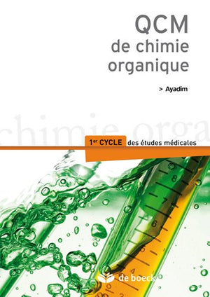 Qcm de chimie organique