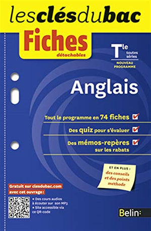 Cles du Bac Fiches Anglais Term L ES