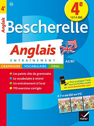 Bescherelle Anglais 4e: cahier de révisions