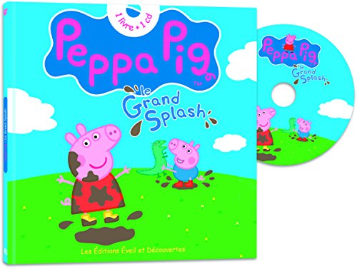Livre-CD Peppa-Pig "Le grand splach"