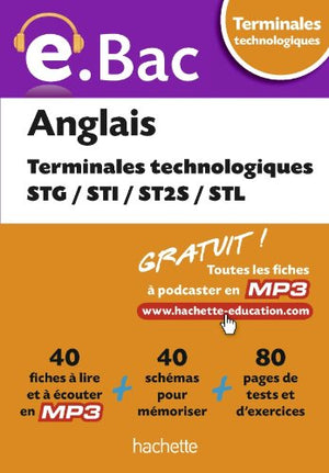 Anglais Tles technologiques STG/STI/ST2S/STL