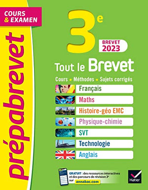 Prépabrevet Tout le brevet 2024 3e