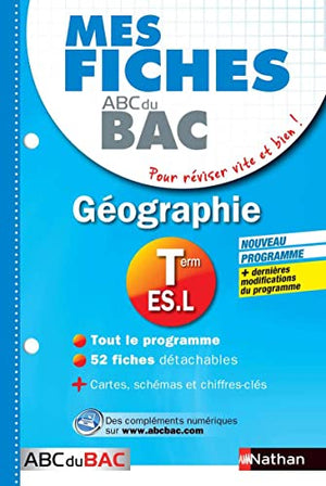 Géographie Tles ES L